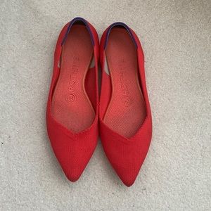 Rothy’s “Flame” points flats - 6.5
